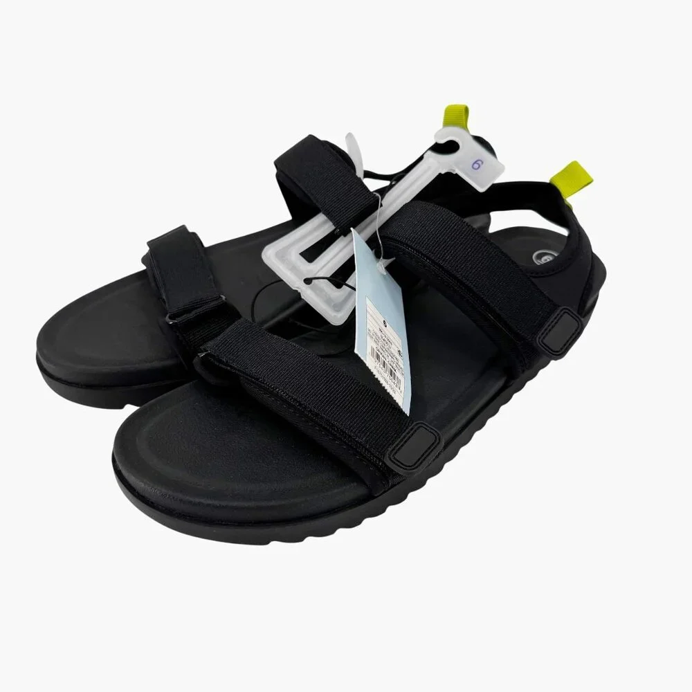 NEW Cat & Jack JJ Power Strap Sandals - Black - Size 6